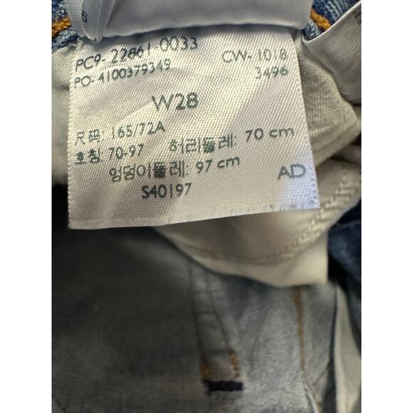 Levis Womens Wedgie Straight Denim Jeans Size 28 - Picture 9 of 11